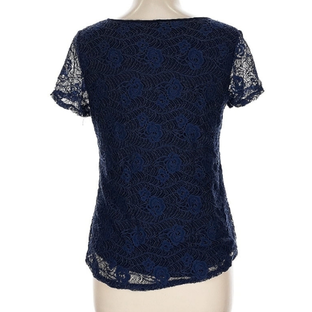 Leo&Nicole Lace Overlay Top SzXXL - Picture 4 of 6
